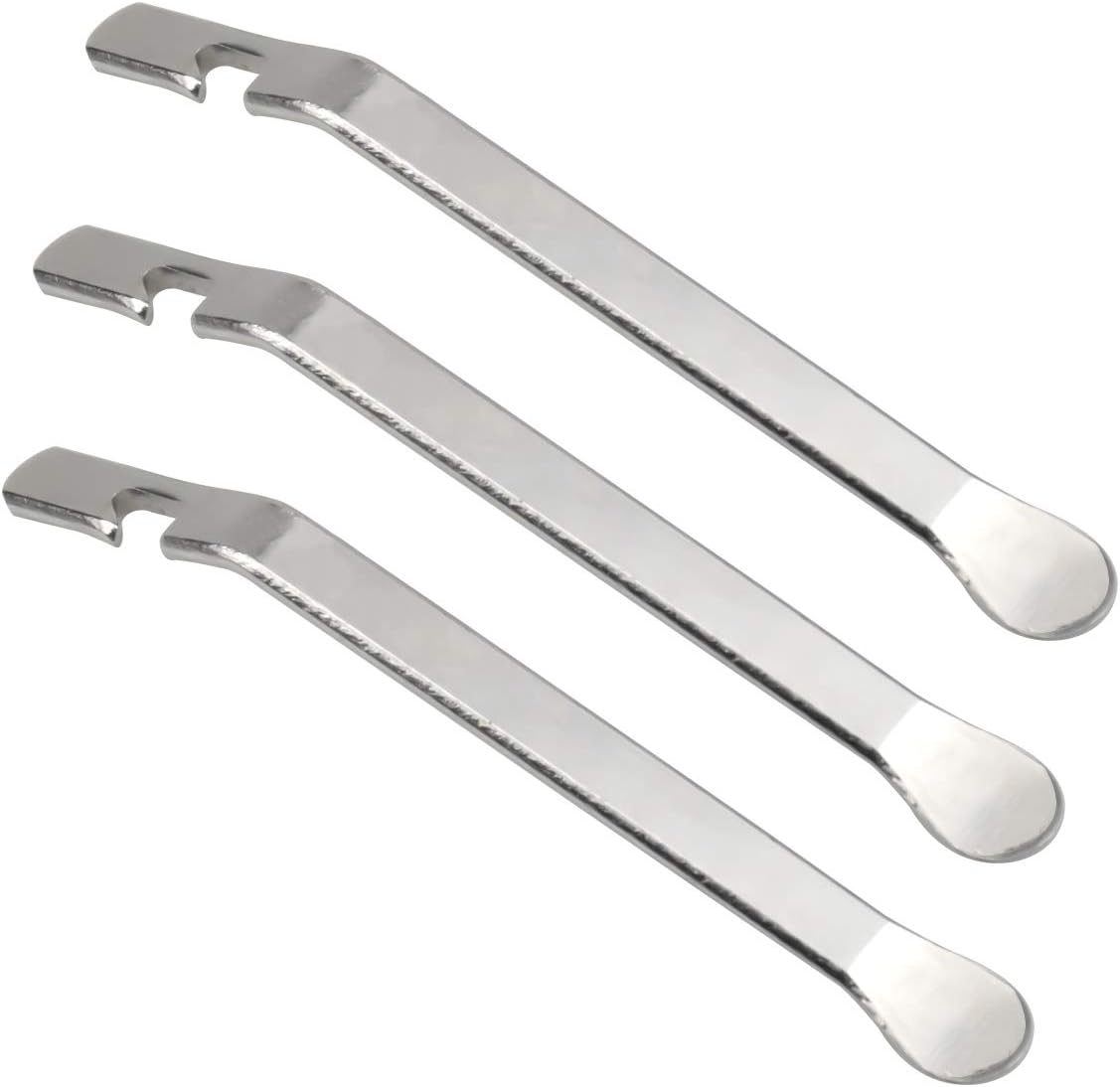 Aiducho 3er-set Fahrradreifenheber, Metall, Edelstahl-reifenheber, Reifenmontierhilfe, Fahrradreparaturwerkzeug Zum Entfernen Von Fahrradreifen