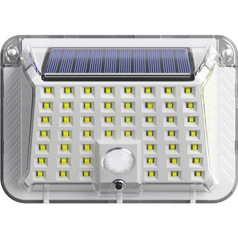 Aiducho 90 Led 1200 Mah Solar-gartenleuchte Für Den Außenbereich, Wasserdicht, 270° Abstrahlwinkel, Bewegungsmelder, Solar-strahler, Solar-wandleuchte
