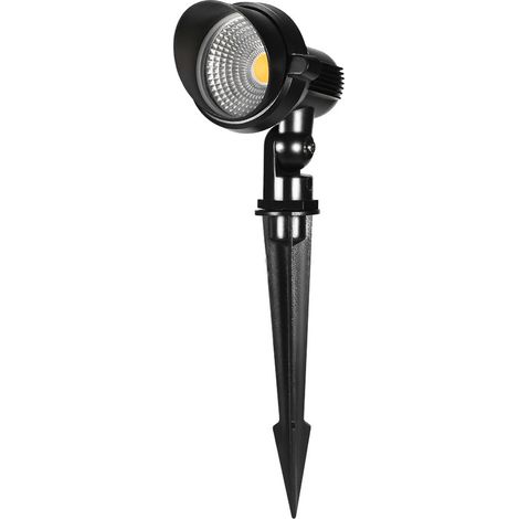 Groofoo 7w Led-außenstrahler, Einbau-led-gartenleuchte, Vielseitiger Warmweißer Led-gartenprojektor Für Einfahrten, Garagen, Balkone, Terrassen, Ip65