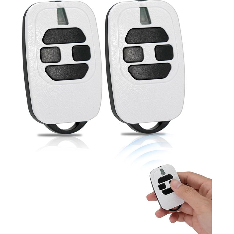 433,92 Mhz Torfernbedienung – Kompatibel Mit Gti2, Gti4, Mio Tr2/4 – 4 Kanäle – Reichweite 50–100 M – Schnellprogrammierung – 2er-pack