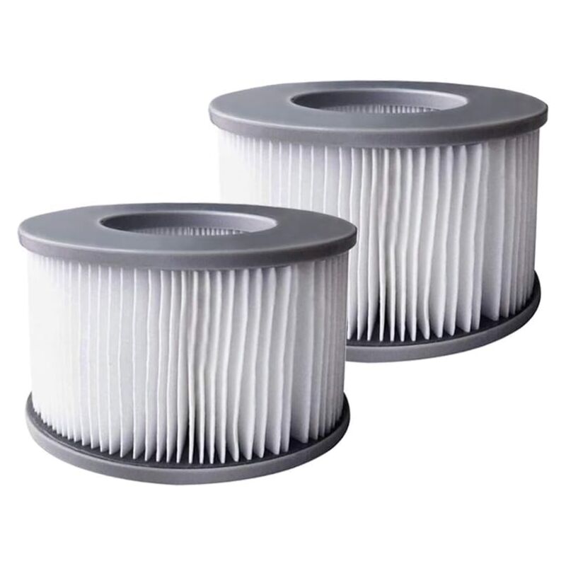 Aiducho 4er-set Whirlpoolfilter Für Mspa Aufblasbare Pools, Verbesserte Version Mit Kartuschenpumpe Für Mspa Und Alle Gängigen Whirlpools