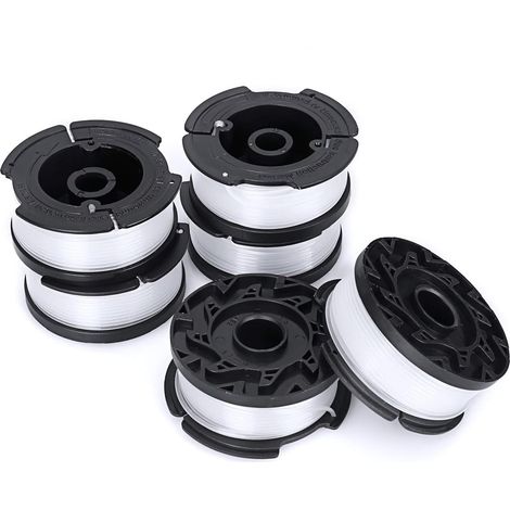 Aiducho Ersatzspule Für Rasentrimmer, 30 Fuß 0,065" Ersatzfadenspule Für Black + Decker Rasentrimmer (6er-packung À 30 Fuß)