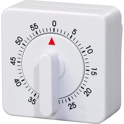 Aiducho Kleiner Quadratischer Pendel-küchentimer, 60-minuten-countdown-timer Mit Alarm, Mechanischer Timer
