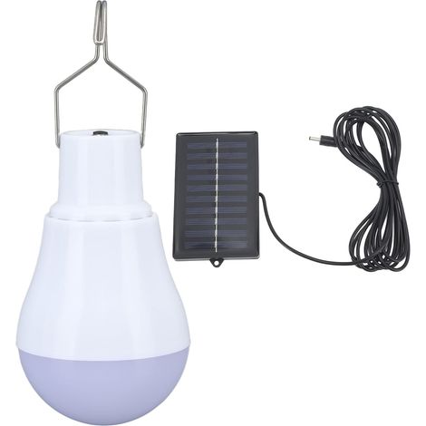 Aiducho Solar-led-lampe Für Den Außenbereich, Solar-campinglampe, Solar-hängelampe Mit Solarpanel, Solarbeleuchtung Für Outdoor-aktivitäten Wie Camping, Wandern Und Mehr, 1 Stück