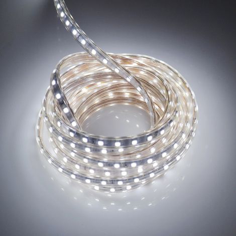 Aiducho 2 Meter Led-streifen Mit Europäischem Stecker, Ip65 Wasserdicht, 220 V, Kaltweiß