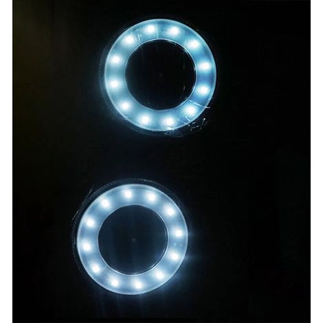 Aiducho Solar-bodenleuchten, 4er-pack, Ip68 Wasserdicht, 12 Leds, Weiß, Für Terrasse, Garten, Wege, Rasen Und Hof