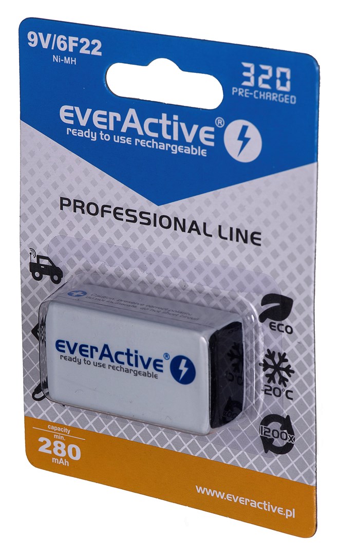 Everactive 6f22 9v Ni-mh 320mah (evhrl22-320)