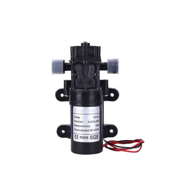 Pa Aiperq Jeffergarden Mini-membranpumpe Mit Rückflussverhinderung, Selbstansaugend, 12 V Dc, Fl3210h-80w, 1/2-zoll-wasseranschluss