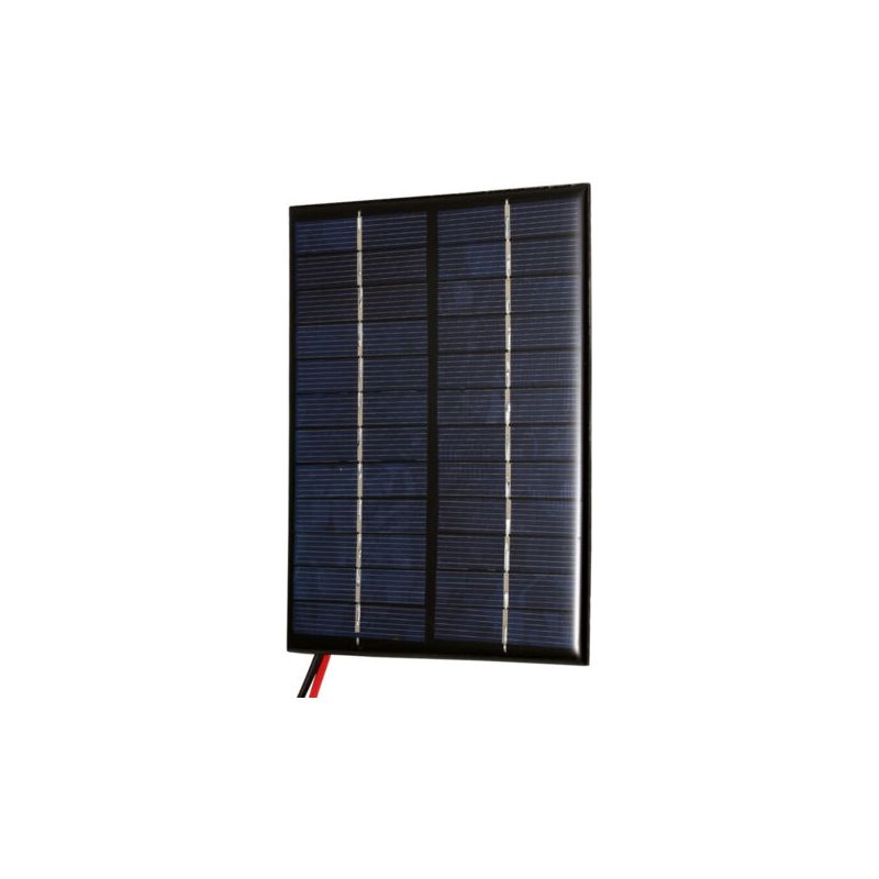 Pa Aiperq 2w 12v Solarpanel Mit Klemmen, Polykristallines Silizium, Diy, Impherporsh, Tragbares Camping, Kompatibel Mit Gartenlampen, Straßenbeleuchtung