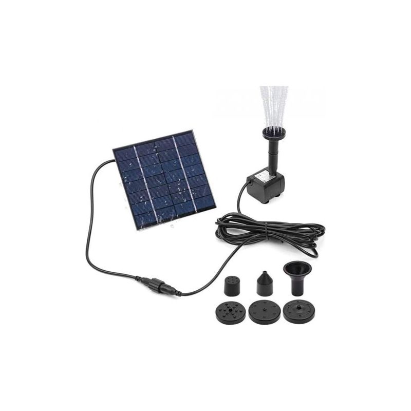 Pa Aiperq Mini-solarbrunnenpumpen-set, Solar-wasserpumpen-netzteil, Solar-wasserpumpe Für Gartenpools