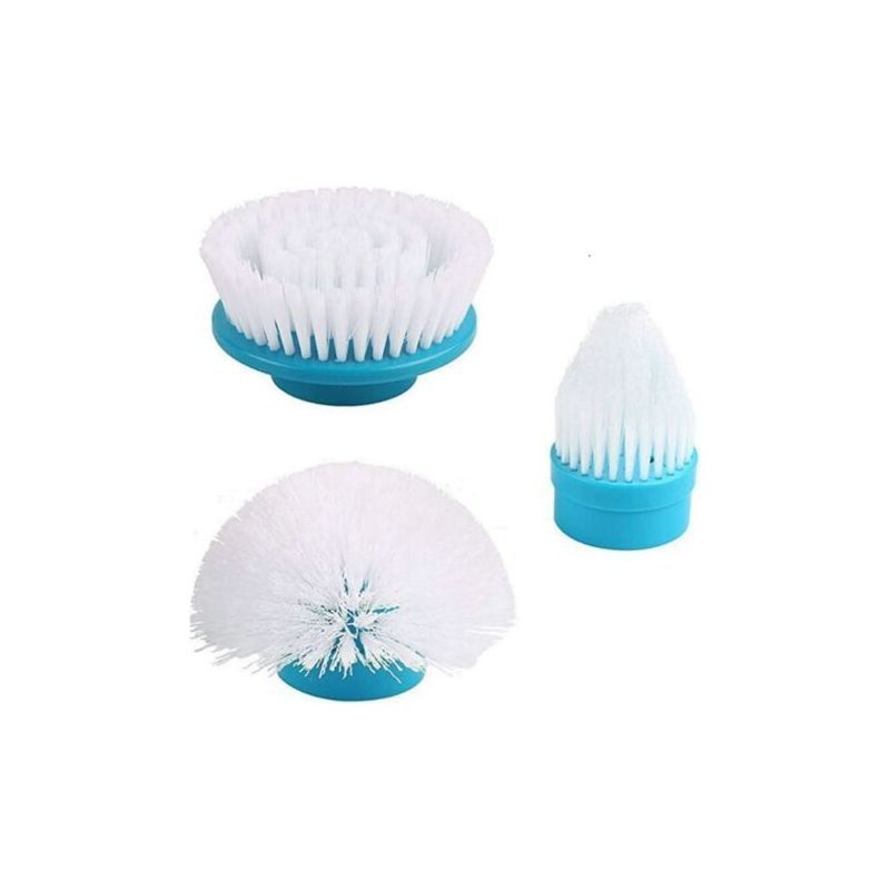 Lntyq Ersatzbürstenköpfe Für Spin Scrubber Mit 3 Multifunktionsköpfen Und Adapter