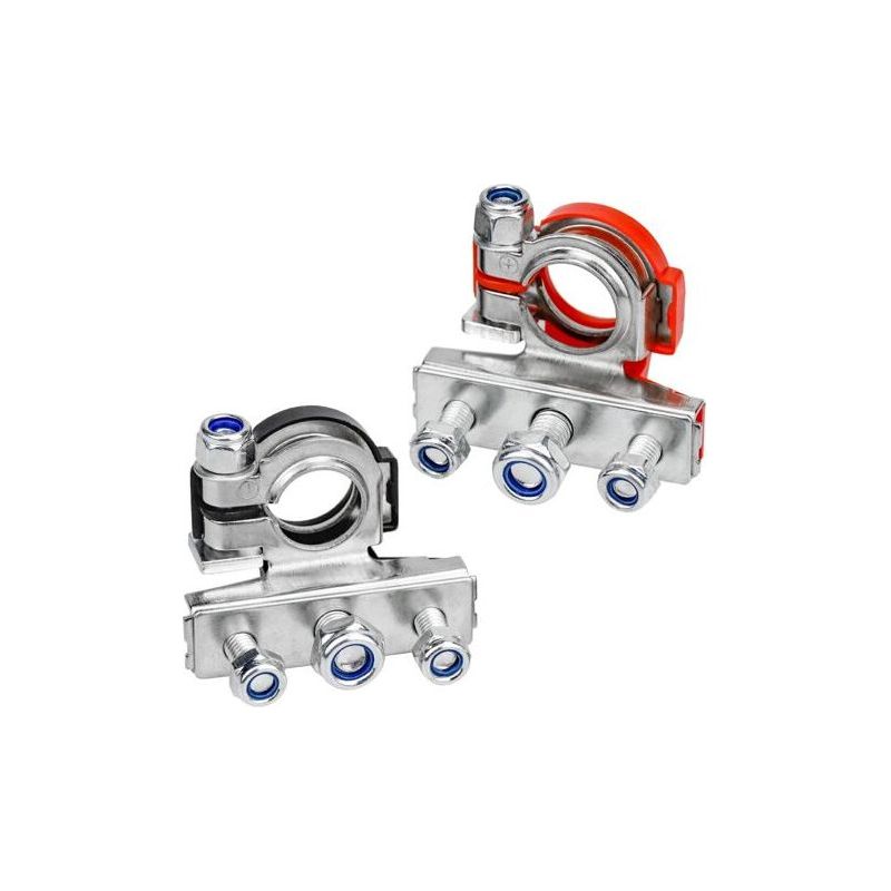 Ymyny 2er-pack 6v/12v Plus- Und Minus-batterieklemmen Für Auto Und Lkw