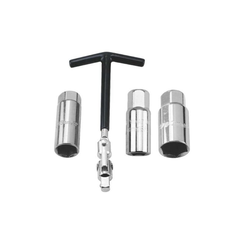 Pa 4-teiliges Zündkerzenschlüssel-set 16/18/21 Mm, Universal-zündkerzenschlüssel Für Auto Und Motorrad, Zündkerzenabzieher, Zündkerzenschlüssel-set