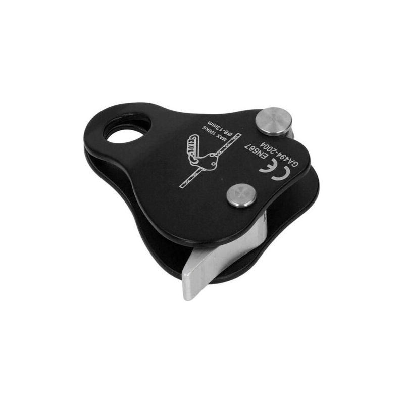 Lntyq Kletterseilklemme, Selbstsichernde Aluminiumlegierung 8–13 Mm Kletterseilklemme Für Outdoor-klettern Und Bergsteigen (schwarz) Bergsteigerausrüstung