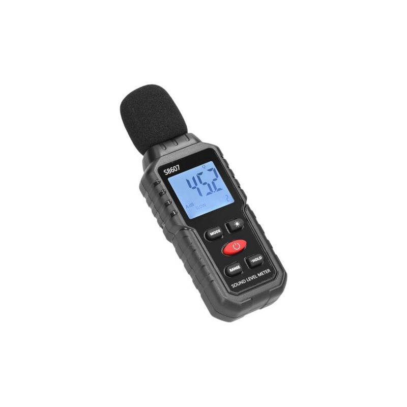 Pa-bewerteter Geräuschdetektor 30–130 Db, Mini-dezibel-überwachungsgerät, Hochpräzises Schallpegelmessgerät, Digitalanzeige Mit Hintergrundbeleuchtung