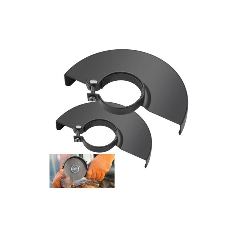 Lntyq 2er-set Winkelschleifer-schutzhüllen, Schwarzer Winkelschleiferschutz, Winkelschleiferabdeckung, Winkelschleiferschutz, Schutzhülle Für 125/115-winkelschleifer