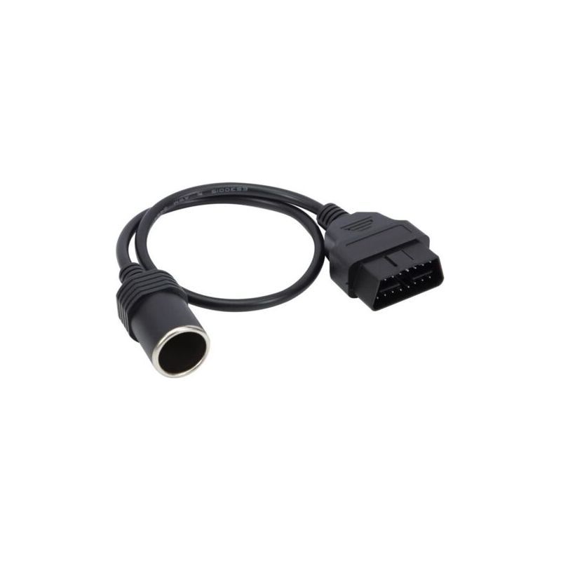 Lntyq Obd2 16-pin Auf 18 Awg Buchse Zigarettenanzünder-stromkabel
