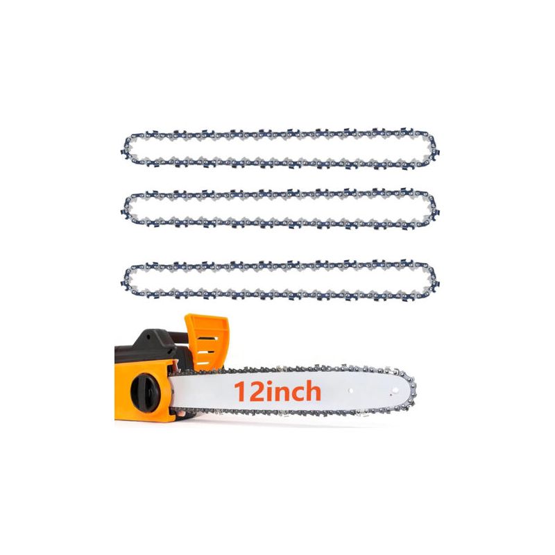 Pa 3er-pack Lp 3/8"-kettensägenkette Mit 1,3 Mm Teilung Für 40,6 Cm Schwert Und 57 Treibgliedern – Rückschlagarme Kettensägenkette, Ersatzkette