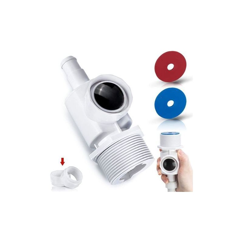 Paar Uwf 9-100-9001 Wandverbinder, Kompatibel Mit Polaris Zodiac 180, 280, 380, 480, 3900 Sport – Schlauchanschluss Für Poolroboter