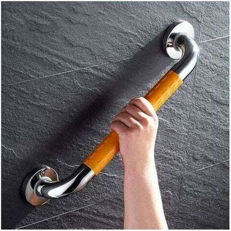 Sicherheits-haltegriff Aus Edelstahl Pa 304. Haltegriffe Für Badewanne Und Dusche. Rutschfester Duschgriff Für Senioren Und Menschen Mit Behinderung (40 Cm).