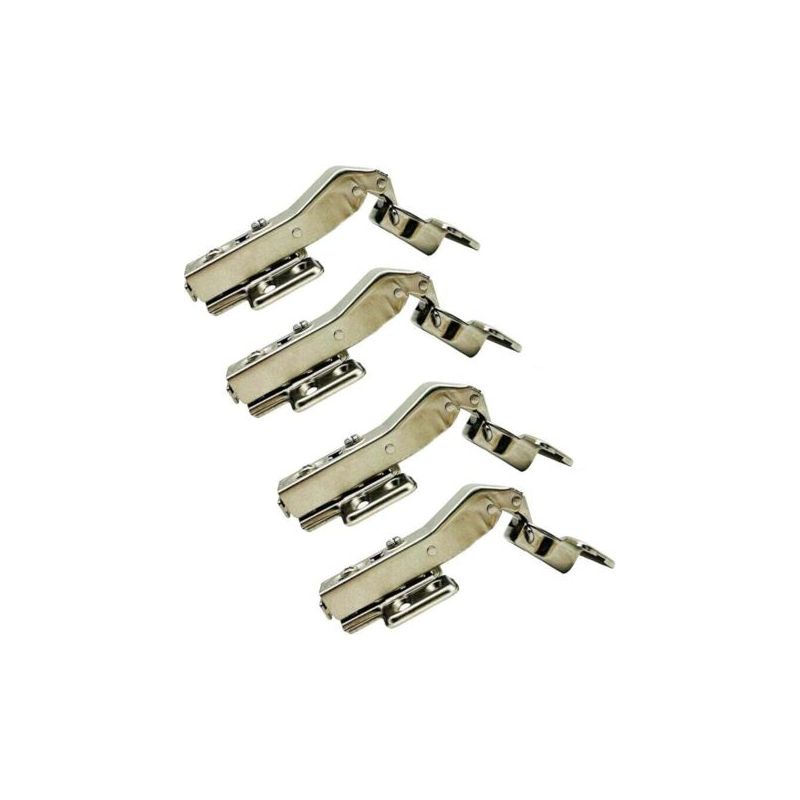 Pa 35 Mm 45° Hydraulische Dämpfungsscharniere, Spezial-ecktürscharniere Mit Soft-close-funktion Für Möbel, Schränke Und Eckfalttüren, 4er-pack