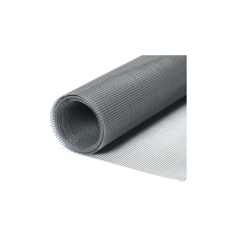 Pa Moustiquaire Fenêtre 1.3 X 1.5m Anti-insectes Découpable Aux Dimensions Pour Porte Fenêtre Baie Vitrée Gris