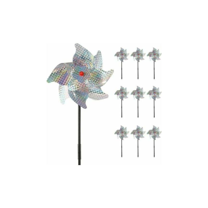 Pa 10er-pack Reflektierende Vogelscheuchen 50x20cm Vogelabwehr Für Garten, Bauernhof Und Obstplantage – Sicher Und Effektiv