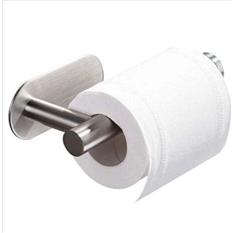 Pa Toilettenpapierhalter, Kein Bohren Erforderlich, Für Badezimmer Und Wc, Edelstahl Sus304, Gebürstetes Nickel (silber)