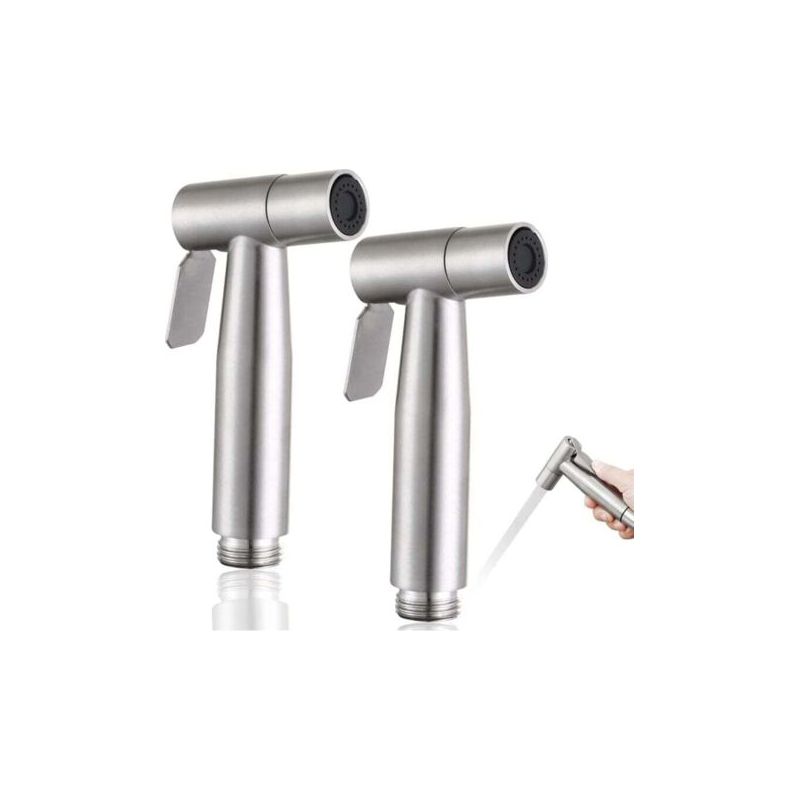 Pa 2-teiliges Bidet-sprühgerät, Handbrause Für Die Toilette, Bidet-sprühgerät-set Aus Edelstahl, Sprühgeräte Für Die Persönliche Hygiene Und Die Toilette – Grosses Gewicht