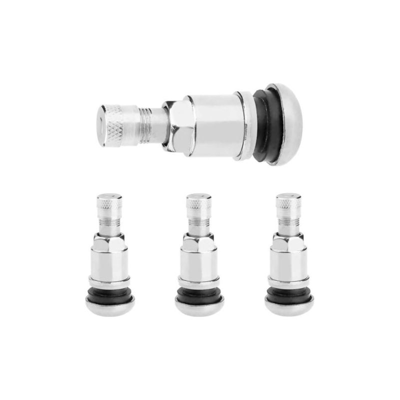 Pa X Alufelgenventile Aus Metall, Silberne Stahlventile Für Alufelgen, Autoreifenventil 11,3 Mm, Universelles Ventilloch, Autofelgenventile,