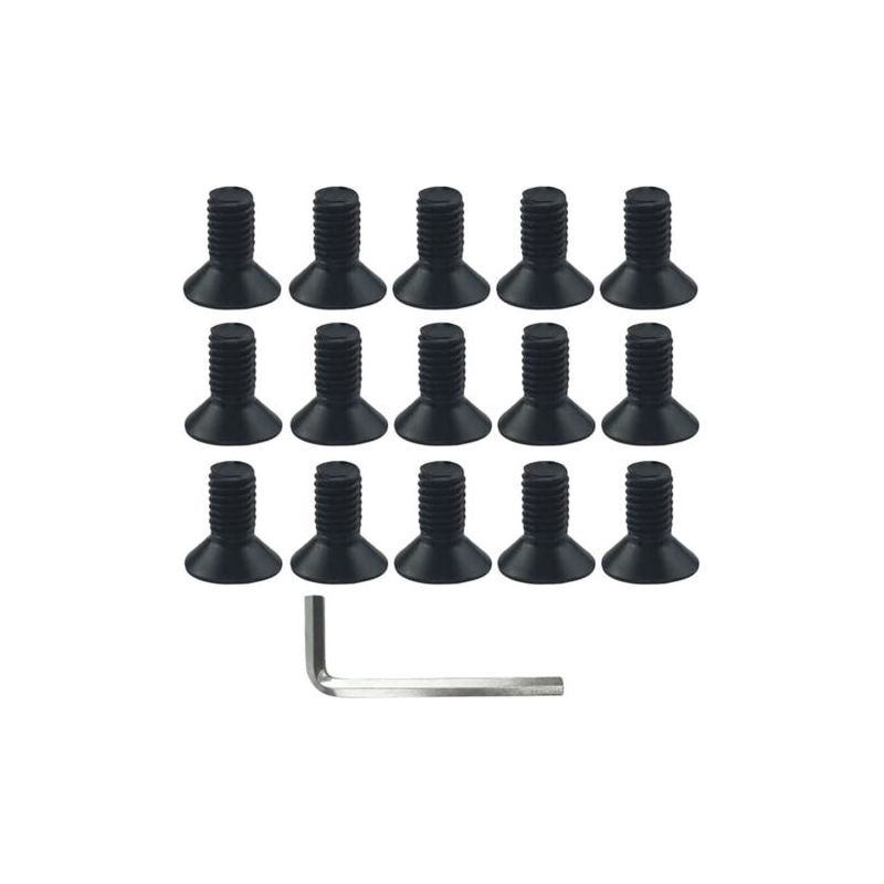 Lntyq Aluminium-trimmerkopf, Nylon-trimmerkopf, Rasenmäherschraube, Rasenmäherkopfbürste, Messeraufsatz Mit 1 Schraubenschlüssel