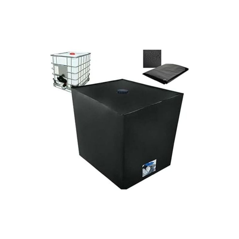 Pa-wassertankabdeckung, Abdeckung Für 1000-liter-ibc-tank, Staubdicht, Uv-beständig, Regendicht (116 X 100 X 120 Cm)