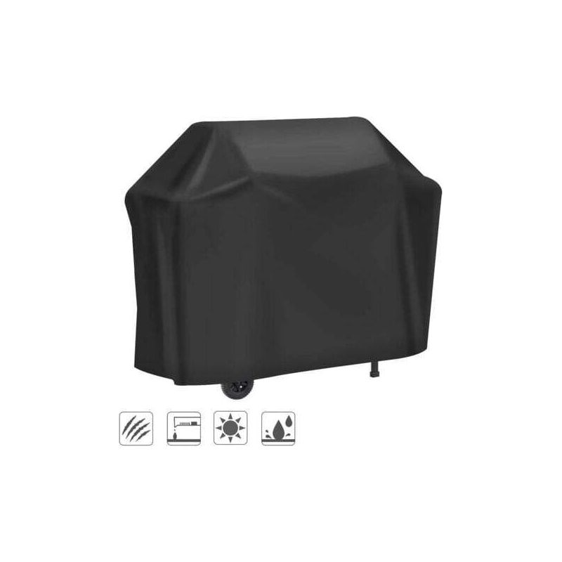 Pa Grillabdeckung, Robuste 210d Oxford-plane, Uv-/wasser-/feuchtigkeitsbeständige Grillabdeckung (145 X 61 X 117 Cm) Aiperq