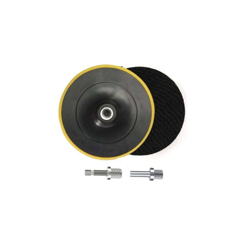 Pa 2 Schleifpads 180 Mm M14 Mit Schleifscheiben Für Rotationswerkzeuge Zum Schleifen Und Polieren