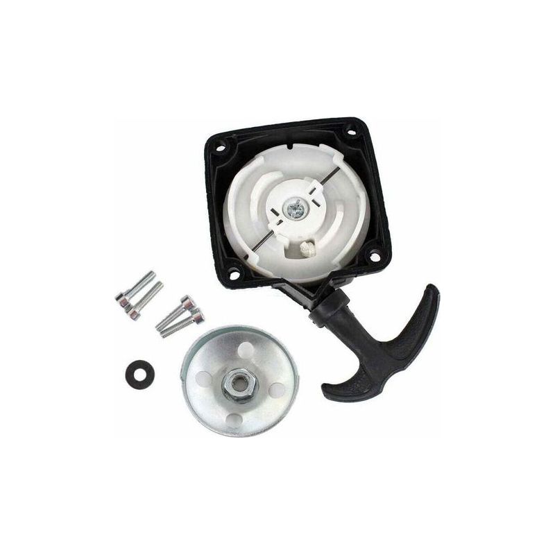 Starter Und Starterplatte Für 2-takt-erdbohrer/freischneider, 30 Cm³ Bis 50 Cm³, 67 Mm Achsabstand