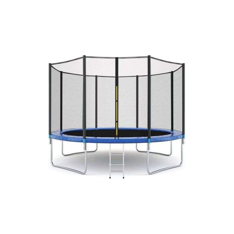 Fenh Trampolin-sicherheitsnetz Für Kinder, Drinnen/draußen, Für Hüpfburgen Zu Hause, Sicherheitsnetz Für Erwachsenenbetten – 2,4 M, 6 Stangen, 1 Stück