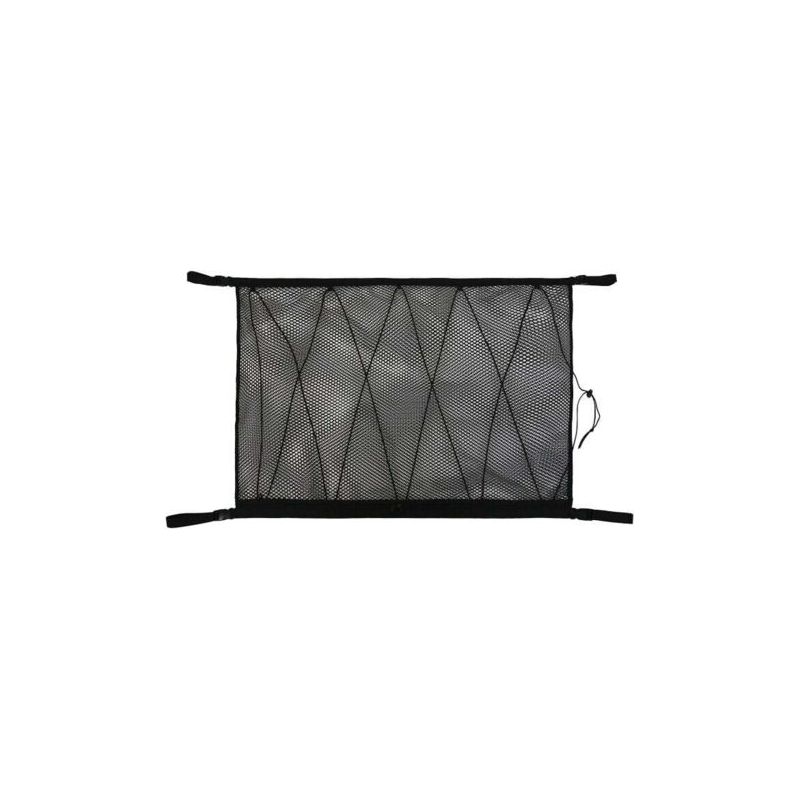 Pa Auto-dachgepäcknetz, Universelle Dachtasche Mit Reißverschluss, Gepäcknetz Für Auto- Und Suv-dachhimmel (netz Mit Kordelzug), Schwarz, 9065 Cm