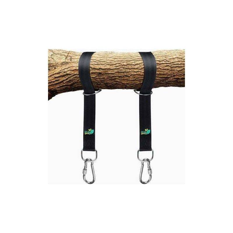 Baumschaukel-aufhängungsset – Schnelle Und Einfache Montage – Extra Lange 1,5 M Gurte Mit Einer Tragkraft Von 900 Kg – Sicherer Karabiner Mit Verriegelung, Perfekt