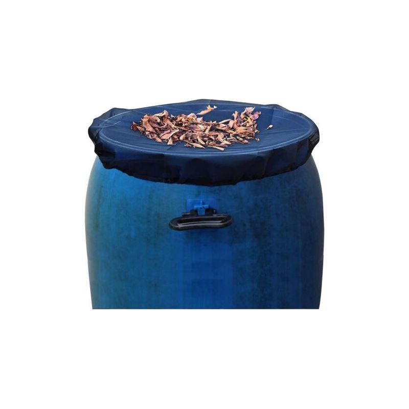 Pa 2er-pack Regentonnen-netzabdeckung Mit Kordelzug, Wassersammeleimer-tankschutz, Regentonnen-netzabdeckung Für Den Garten Im Freien, 80 Cm,