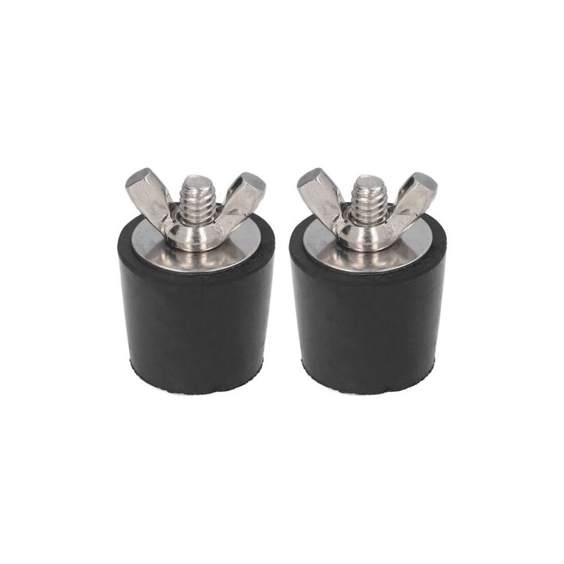 Pa 2 Pcs Bouchon Piscine Diamètre 25mm Bouchons D'Hiver En Caoutchouc With Boulons Acier Inoxydable Antigel Produit Hivernage Piscine By Le Gel A