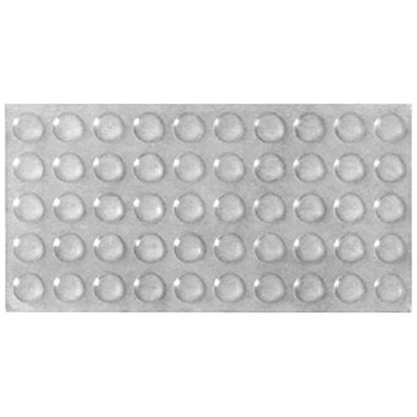 Pa Packung Mit 50 Selbstklebenden Türdämpfern Für Schranktüren – Gummi, 10 Mm, Transparent