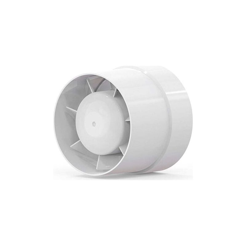 Pa 100-mm-axiallüfter, Energieeffizient, 12 W, 130 M³/h, Abluftventilator, Für Bad, Küche, Keller