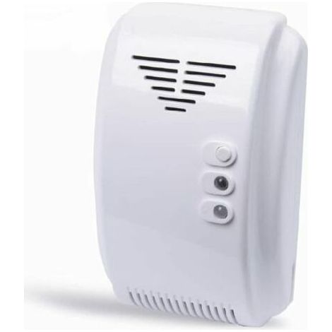 Pa-gaswarngerät, 12-v-gaswarngerät, Alarmsensor, Propan, Butan, Flüssiggas, Erdgas, Wohnmobil, Transporter, Weiß