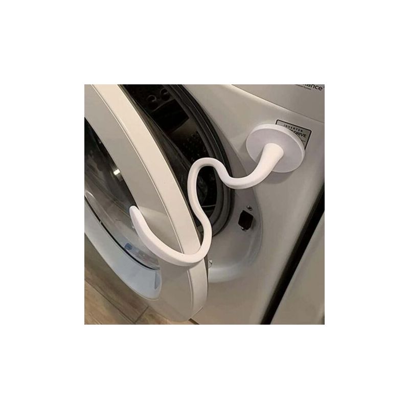 Pa Magnetischer Türstopper Für Frontlader-waschmaschinen Mit 66 Mm Magnetfuß, Abnehmbarer Türstopper Zum Offenhalten Der Tür Und Zur Vermeidung Von Gerüchen (weiß)