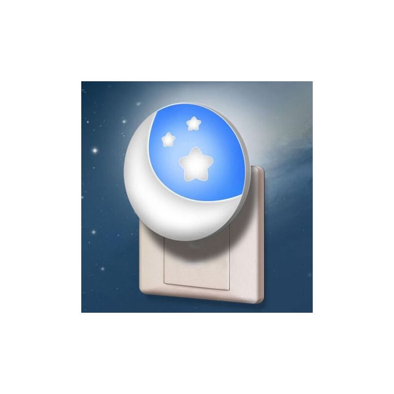 Pa Baby-nachtlicht Mit Dämmerungssensor, Kleine Led-nachttischlampe Fürs Kinderzimmer, Wand-nachtlicht, Beleuchtung Für Küche, Flur, Treppe, Toilette, 0,5 W [2er-pack]