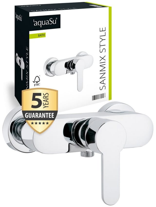 'aquasu® Einhandmischer Sanmix Style Für Brause Chrom Wasserhahn Einhebelmischer