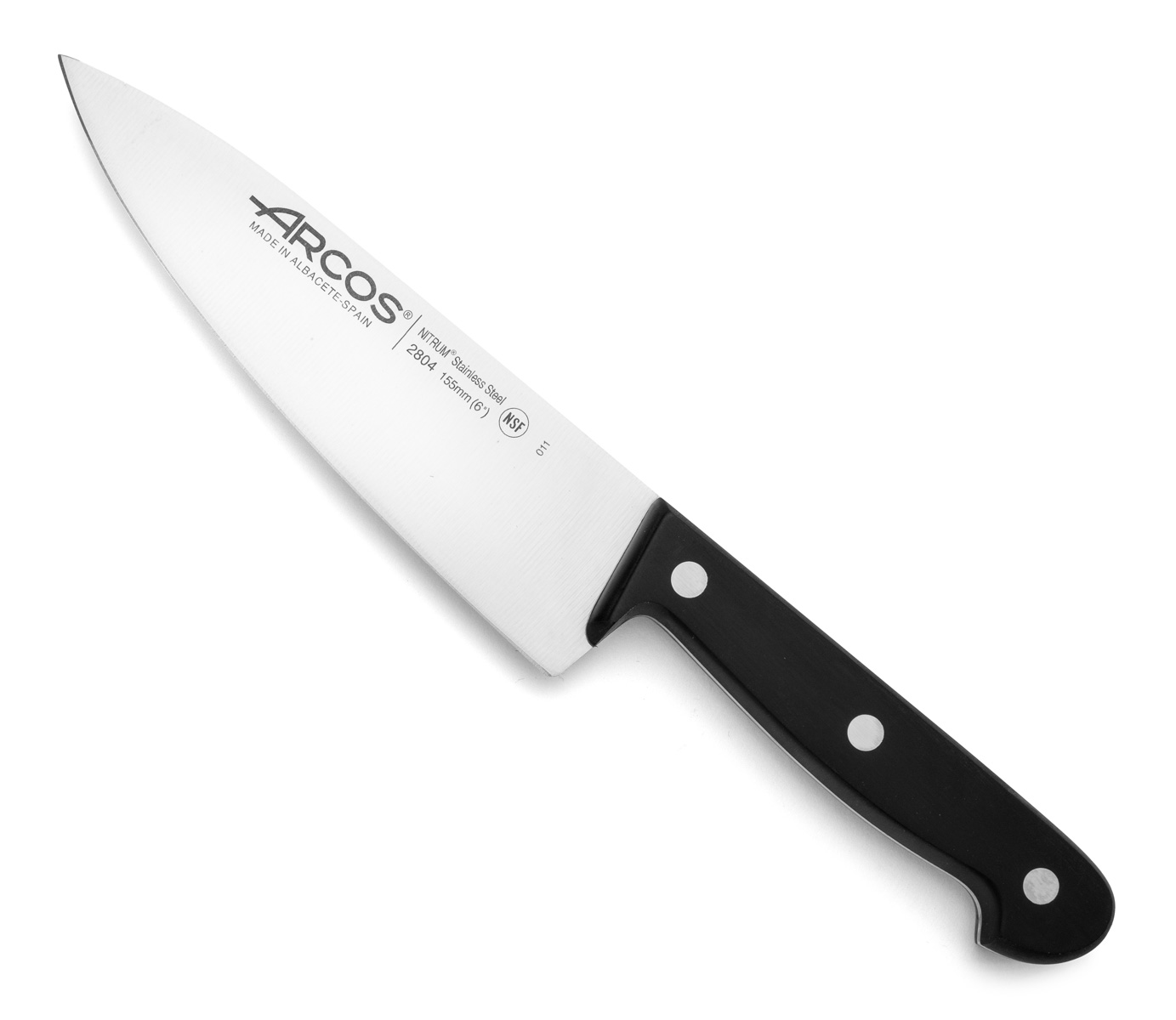 Kochmesser Arcos Universal 280404 Aus Nitrumstahl, Mit Mango Aus Polyoxymethylen Und 15,5 Cm Klinge Im Koffer