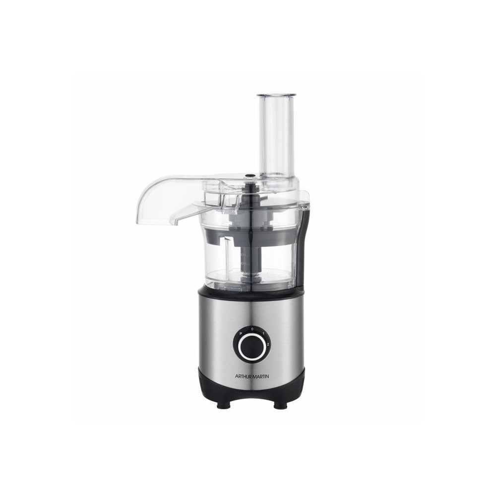 Multifunktionsroboter Arthur Martin Am1608ac 300 W Edelstahl 400 Ml 2 Geschwindigkeiten + Pulse Wendbare Scheibe Hacker/schneidgerät/reibe