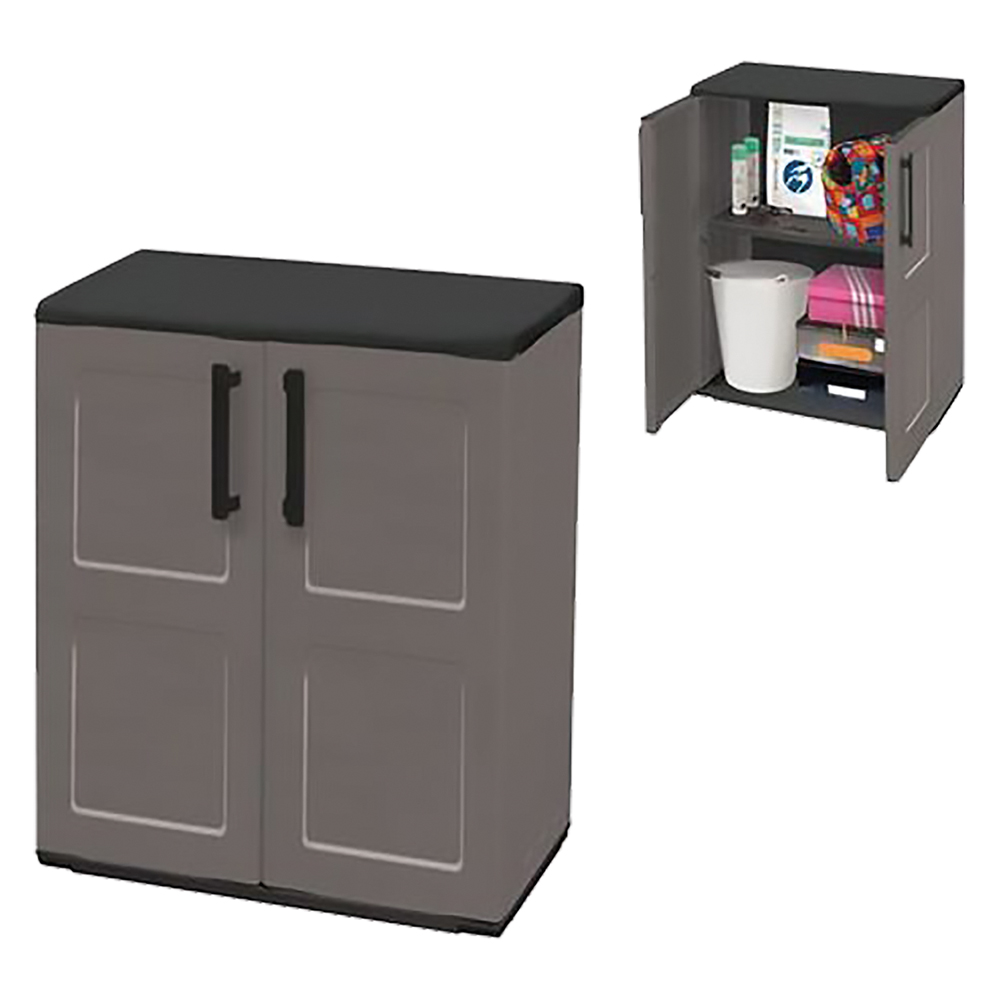 Gartenmöbel - Außenschrank Grau 68x37x84h Cm