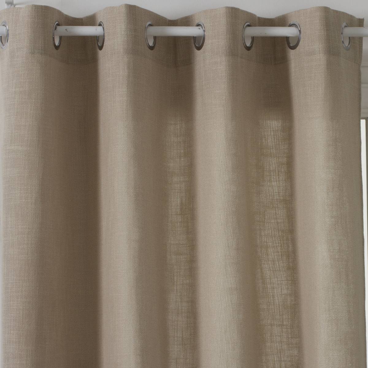 Atmosphera - Vorhang Clem Mit Ösen - Leinen 140 × 260 Cm Créateur D'Intérieur